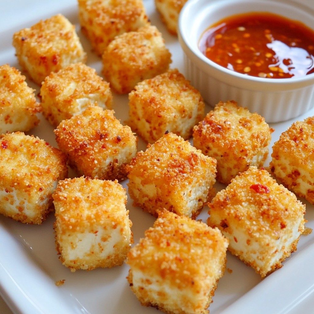 Air Fryer Crispy Tofu Nuggets Easy and Flavorful Recipe