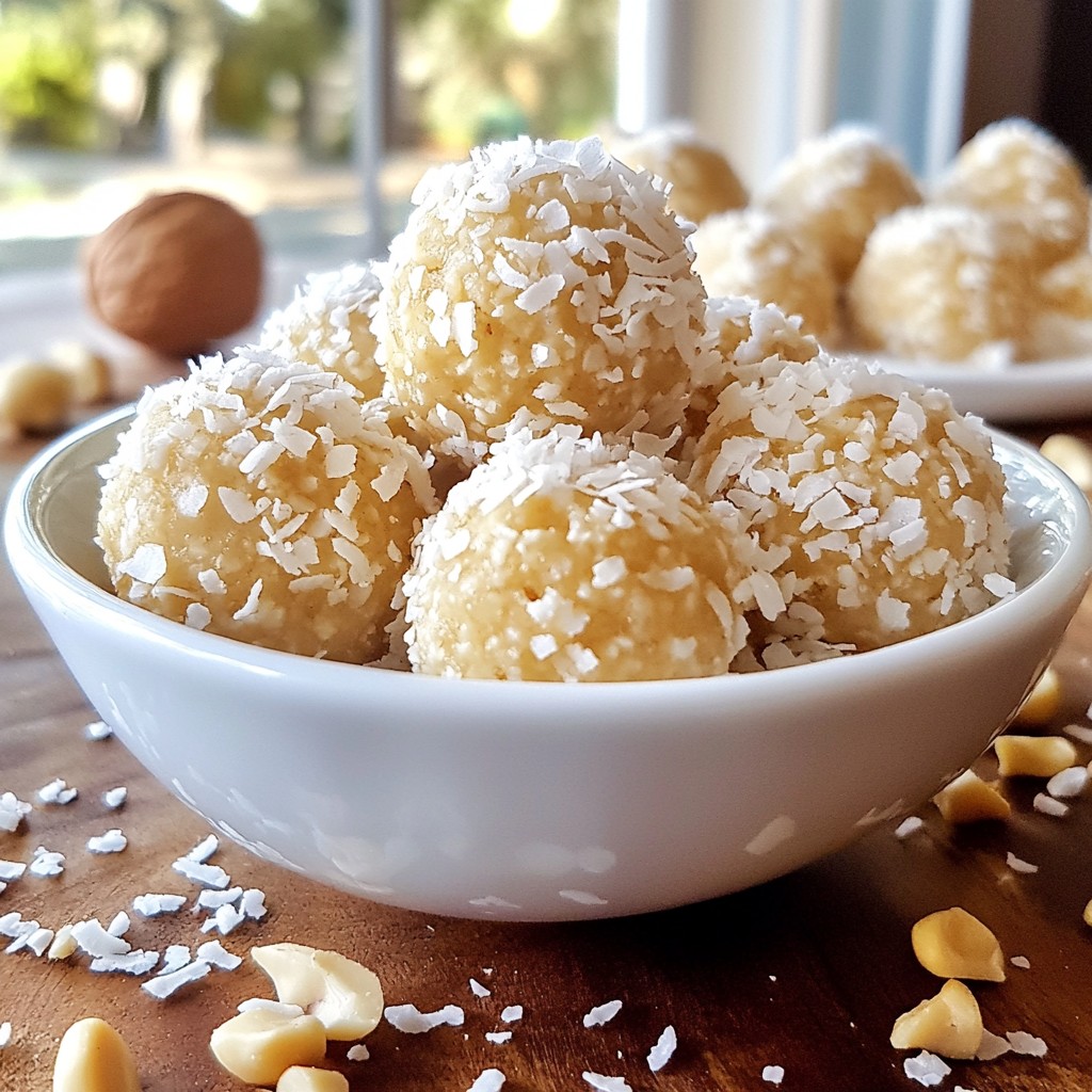 Coconut Macadamia Energy Bites Simple and Nutritious