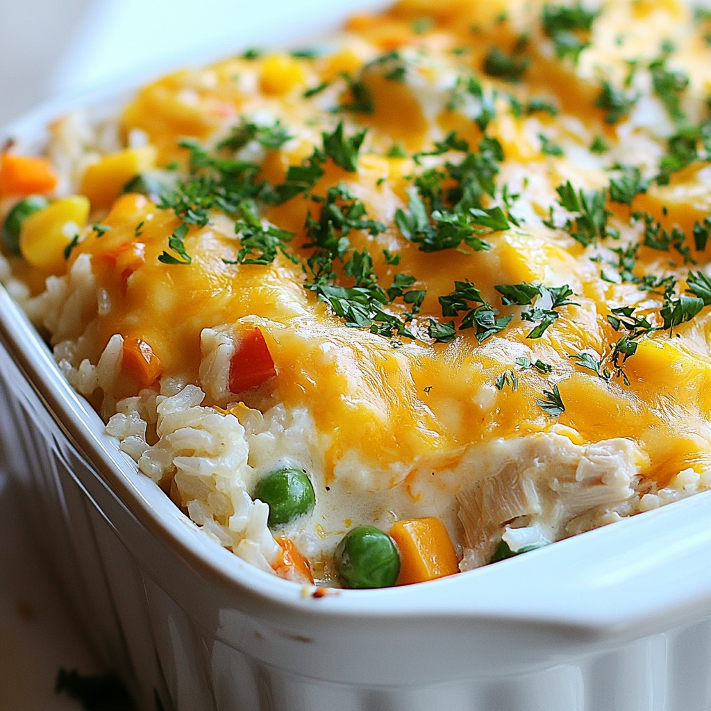 Affordable BBQ Chicken and Rice Casserole Delight