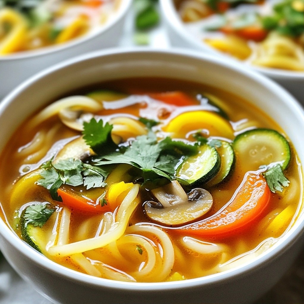 Economical One-Pot Spicy Vegetable Noodle Soup Delight