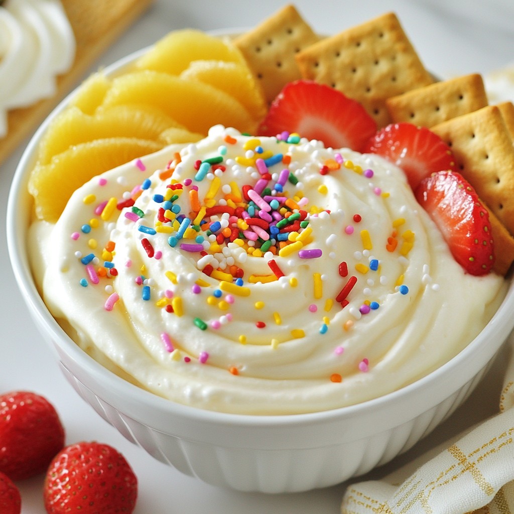 Funfetti Cake Batter Dip Tasty and Easy Treat