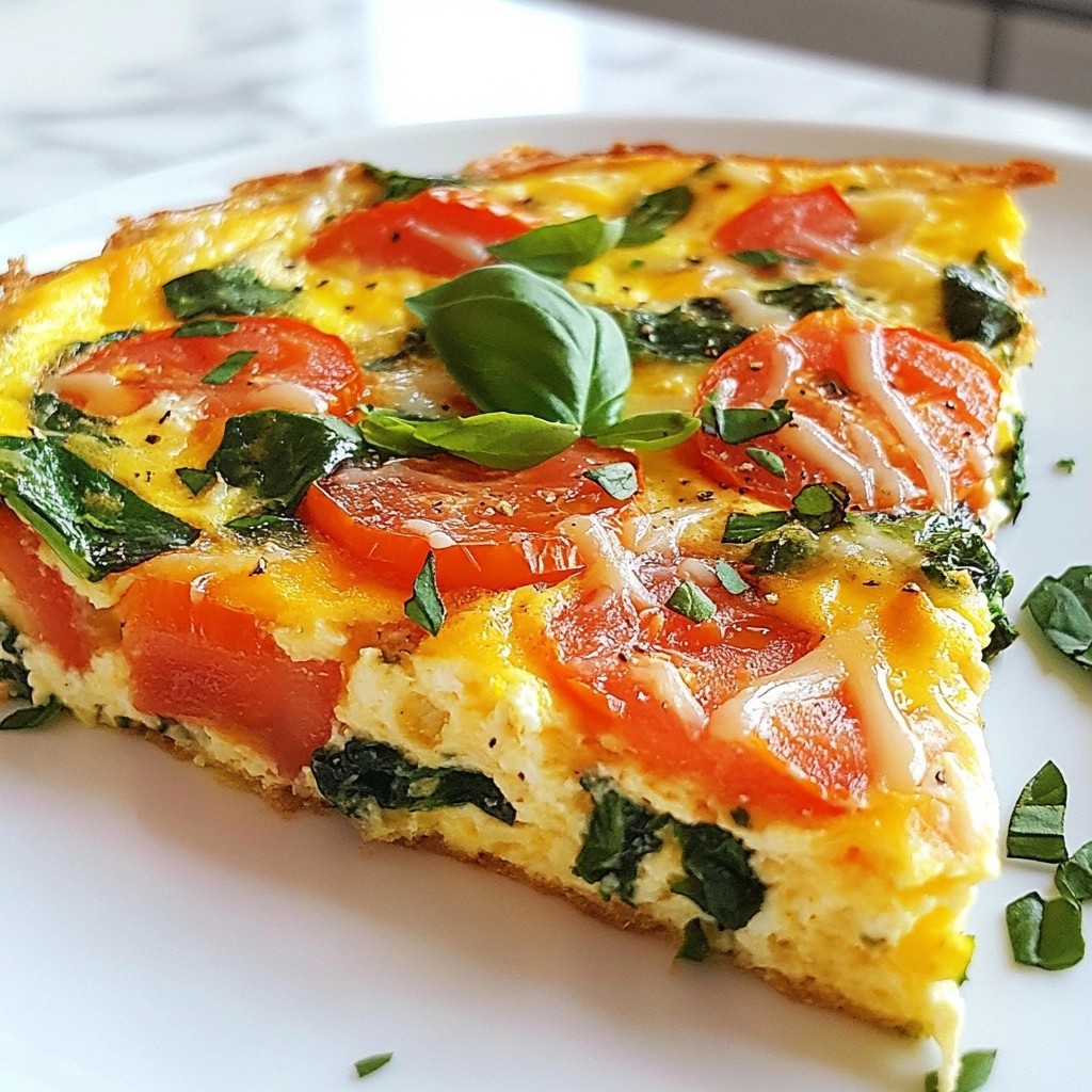 Affordable Tomato and Spinach Frittata Delight