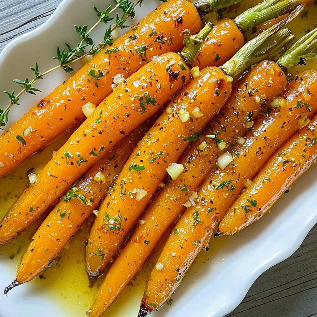 Honey Garlic Roasted Carrots Flavorful and Easy Recipe