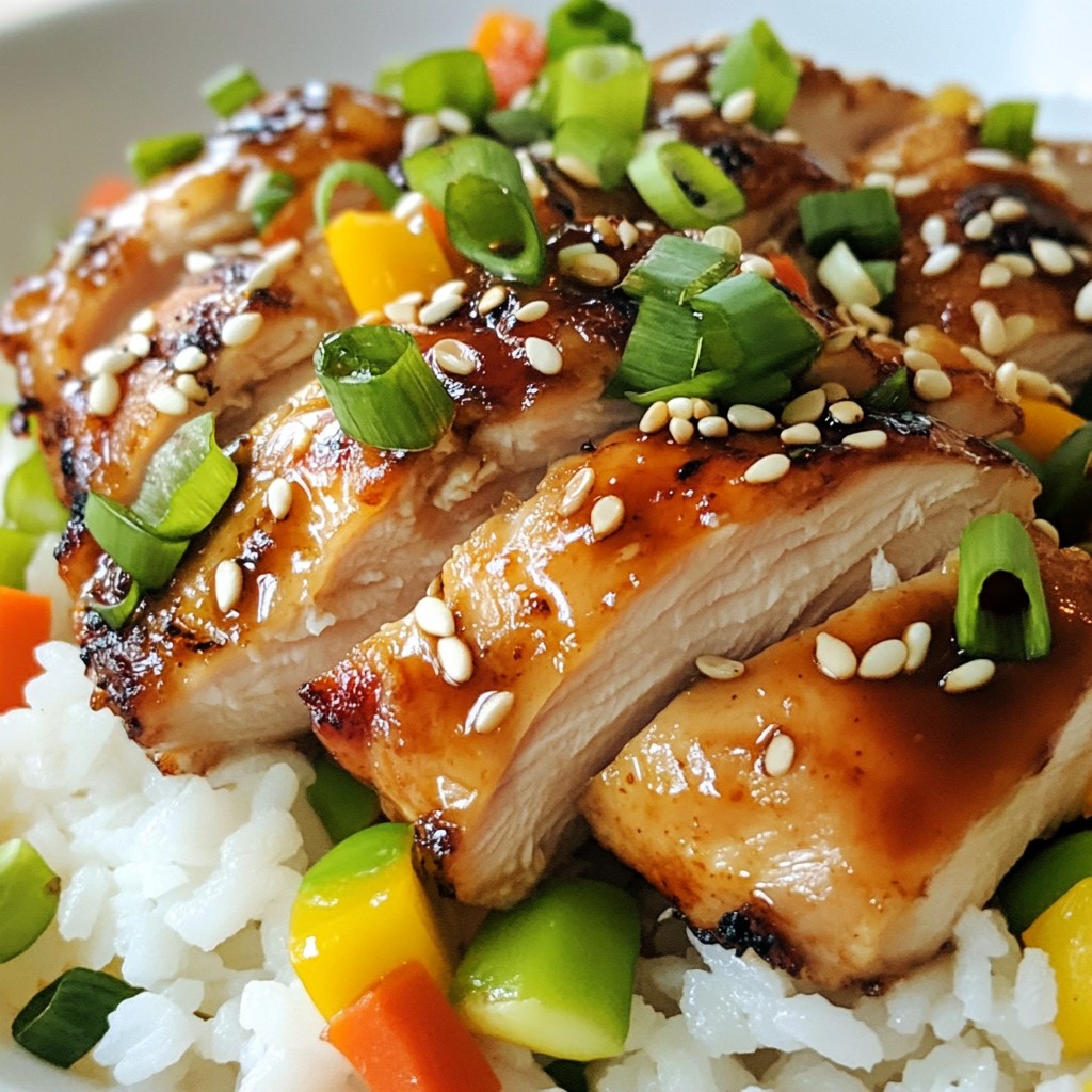Budget-Friendly Teriyaki Chicken and Rice Delight