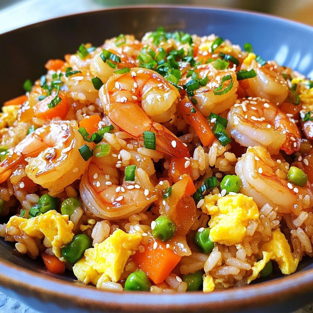 Teriyaki Shrimp Fried Rice Flavorful and Easy Recipe