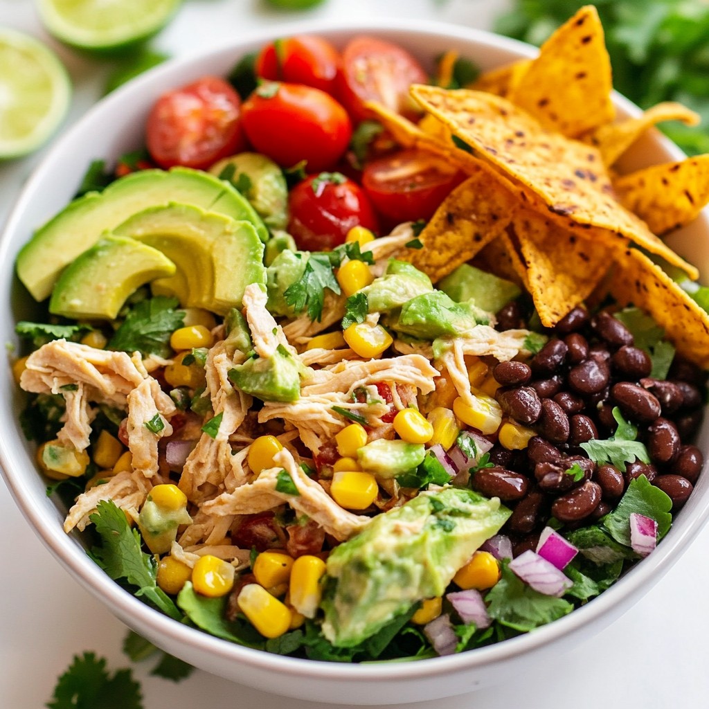 Savory Southwest Chicken Salad Quick and Easy Recipe