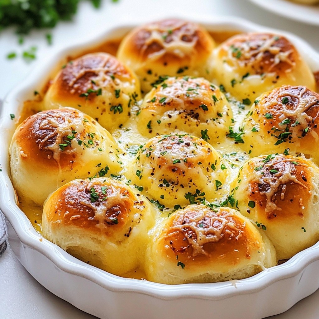 Garlic Parmesan Pull-Apart Rolls Tasty and Simple Recipe