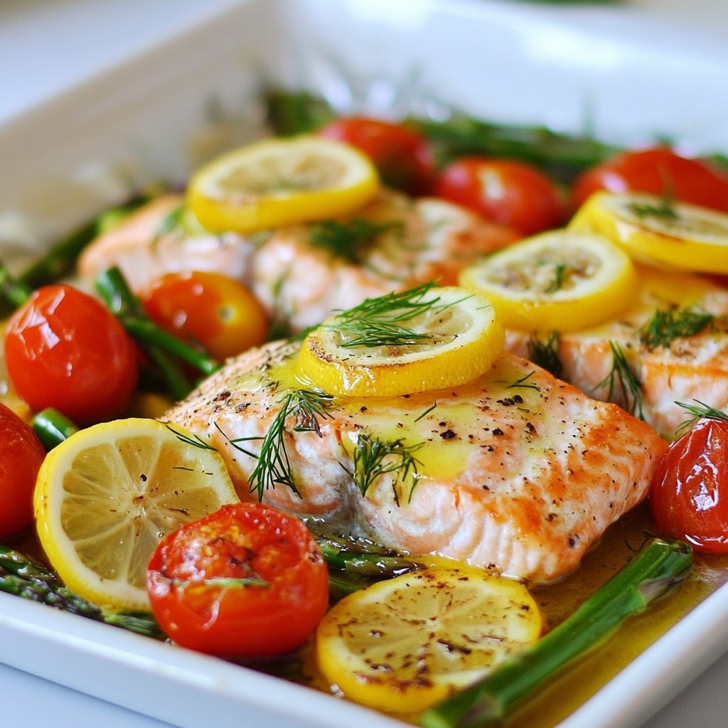 Lemon Dill Salmon Foil Packs Easy and Flavorful Meal