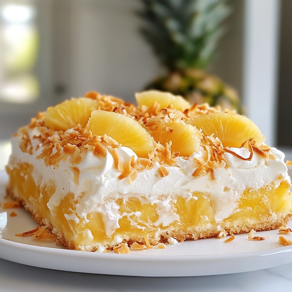 Pineapple Coconut Tres Leches Cake Easy and Delicious