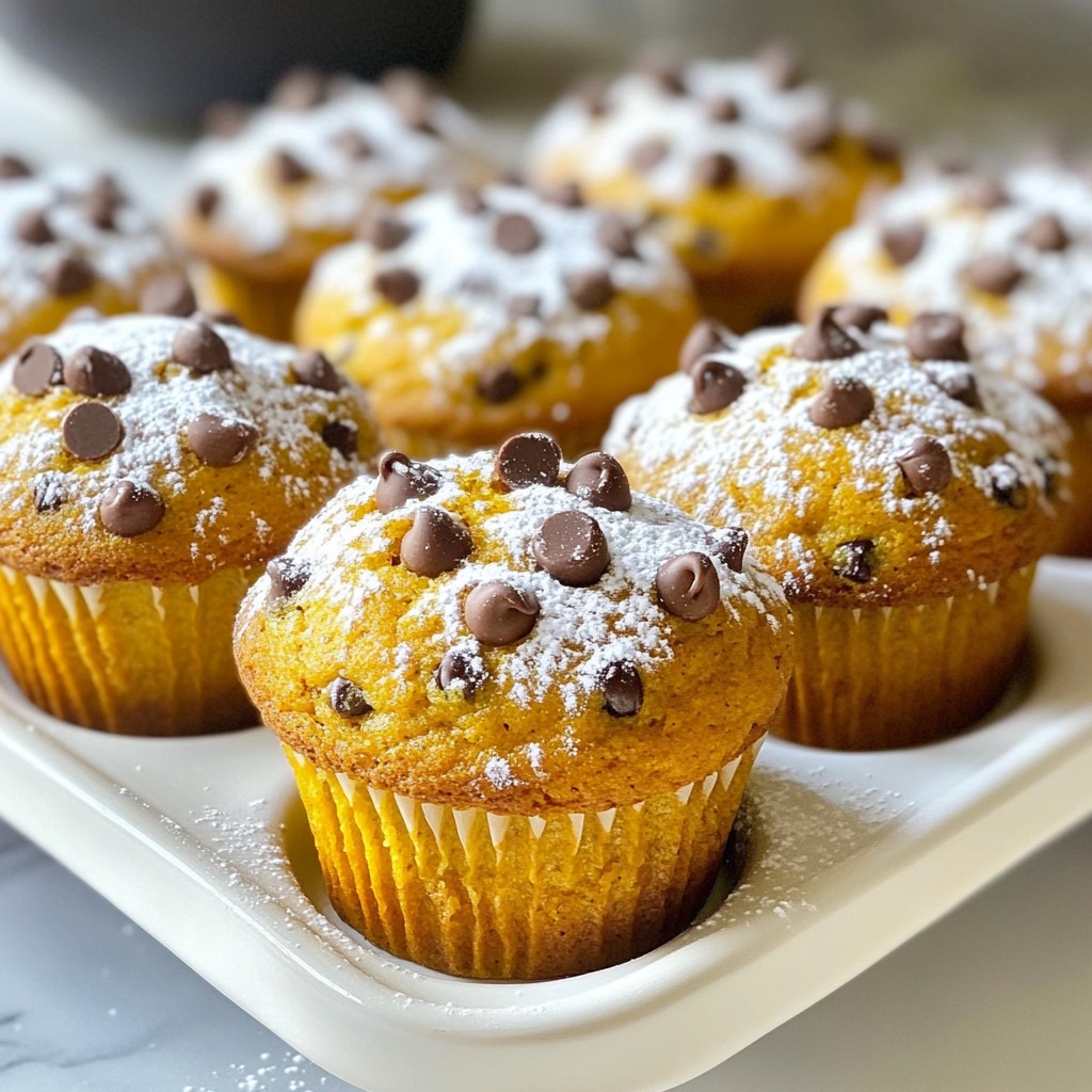 Chocolate Chip Pumpkin Muffins Flavorful and Easy Recipe