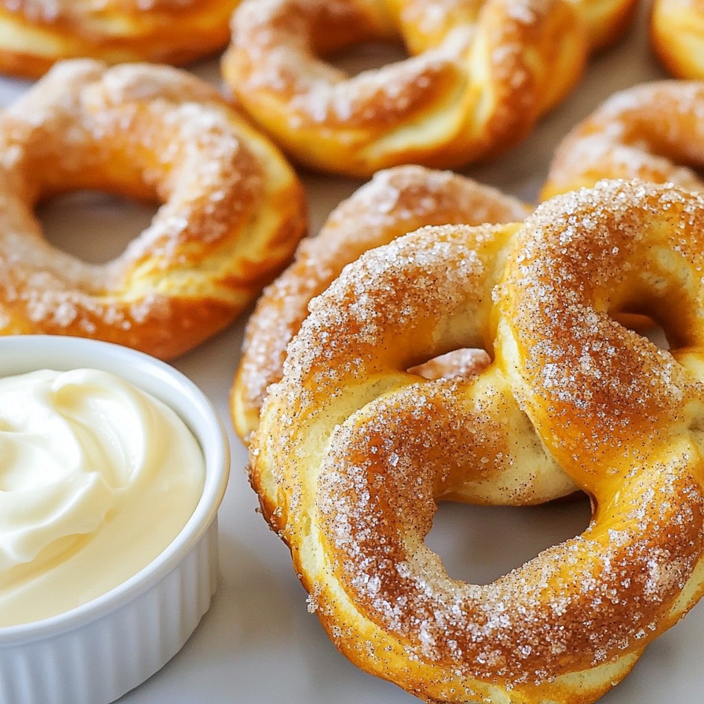 Cinnamon Sugar Soft Pretzels Easy and Tasty Recipe