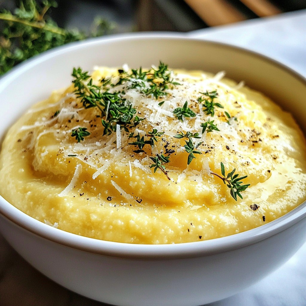 Creamy Parmesan Polenta Dreamy Comfort Food Recipe