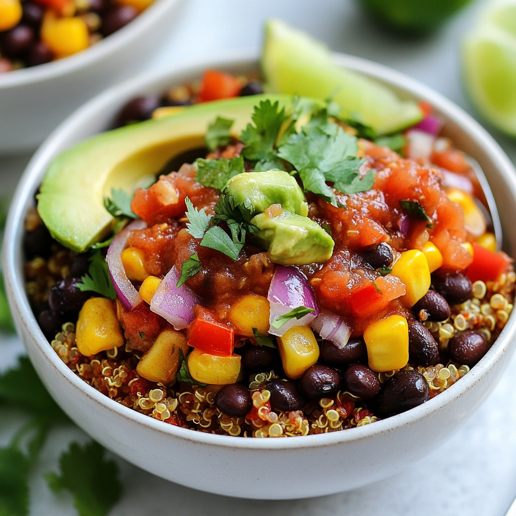 Spicy Black Bean Burrito Bowls Savory and Simple Meal