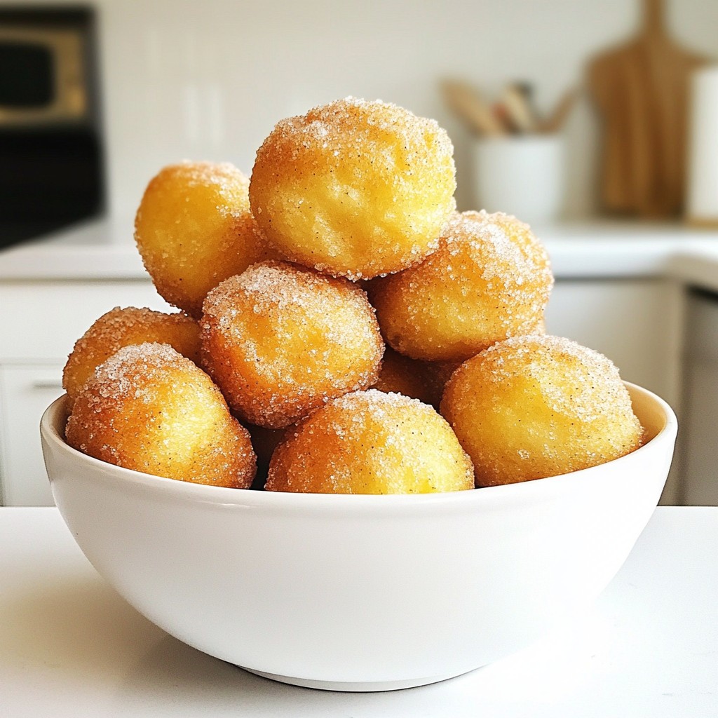 Cinnamon Sugar Donut Holes Irresistible Treat Recipe