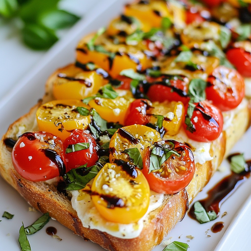 Caprese Garlic Bread Flavorful and Quick Treat