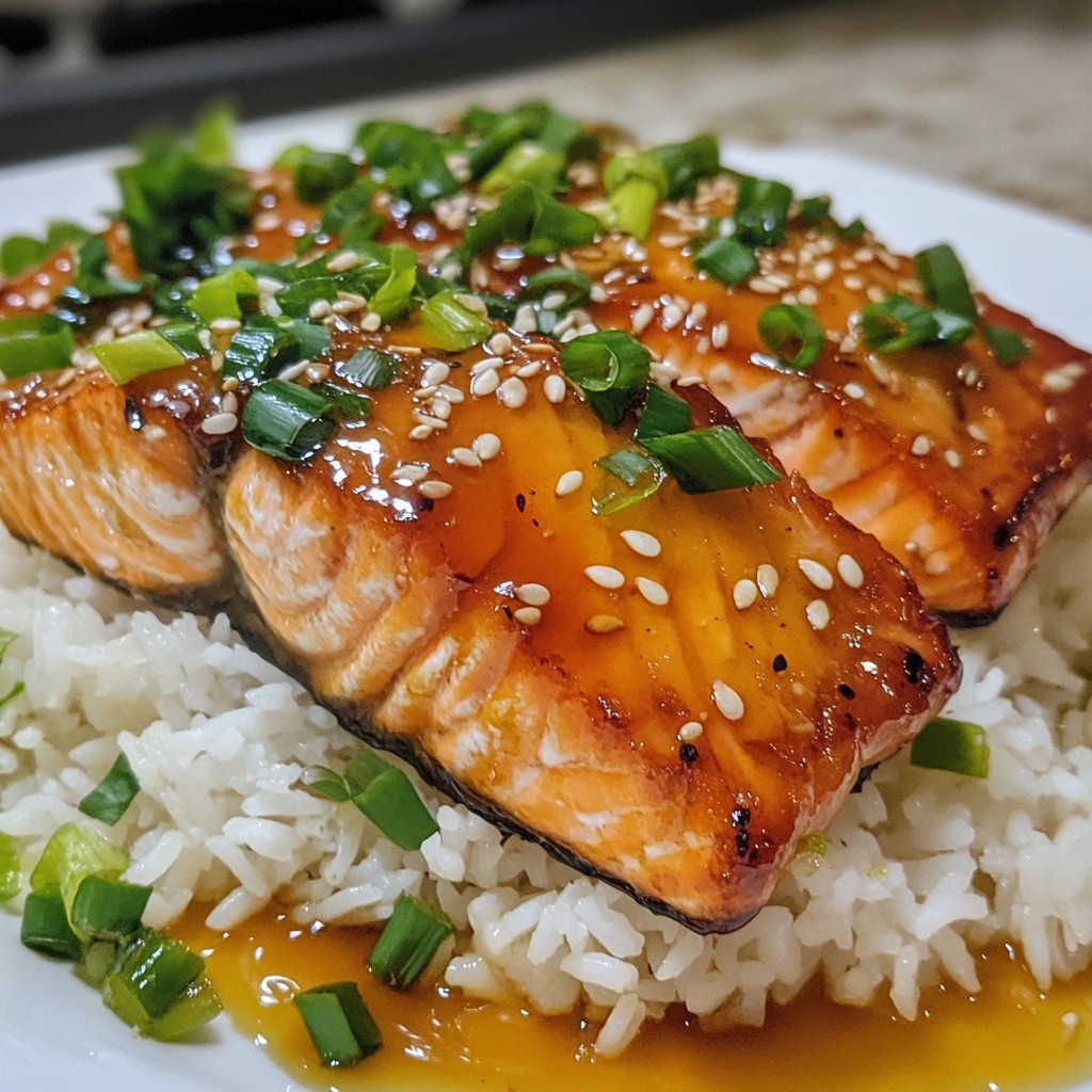 Honey Garlic Glazed Salmon Simple and Flavorful Dish