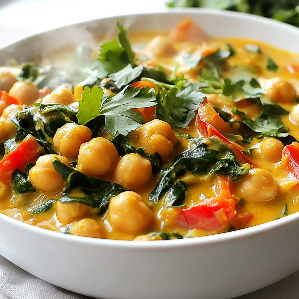 Coconut Curry Chickpea Stew Flavorful and Simple Meal