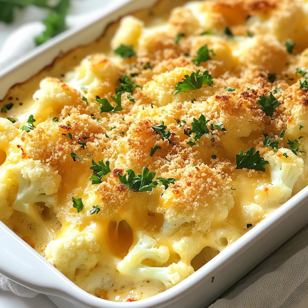 Cheesy Cauliflower Casserole Irresistible Comfort Food