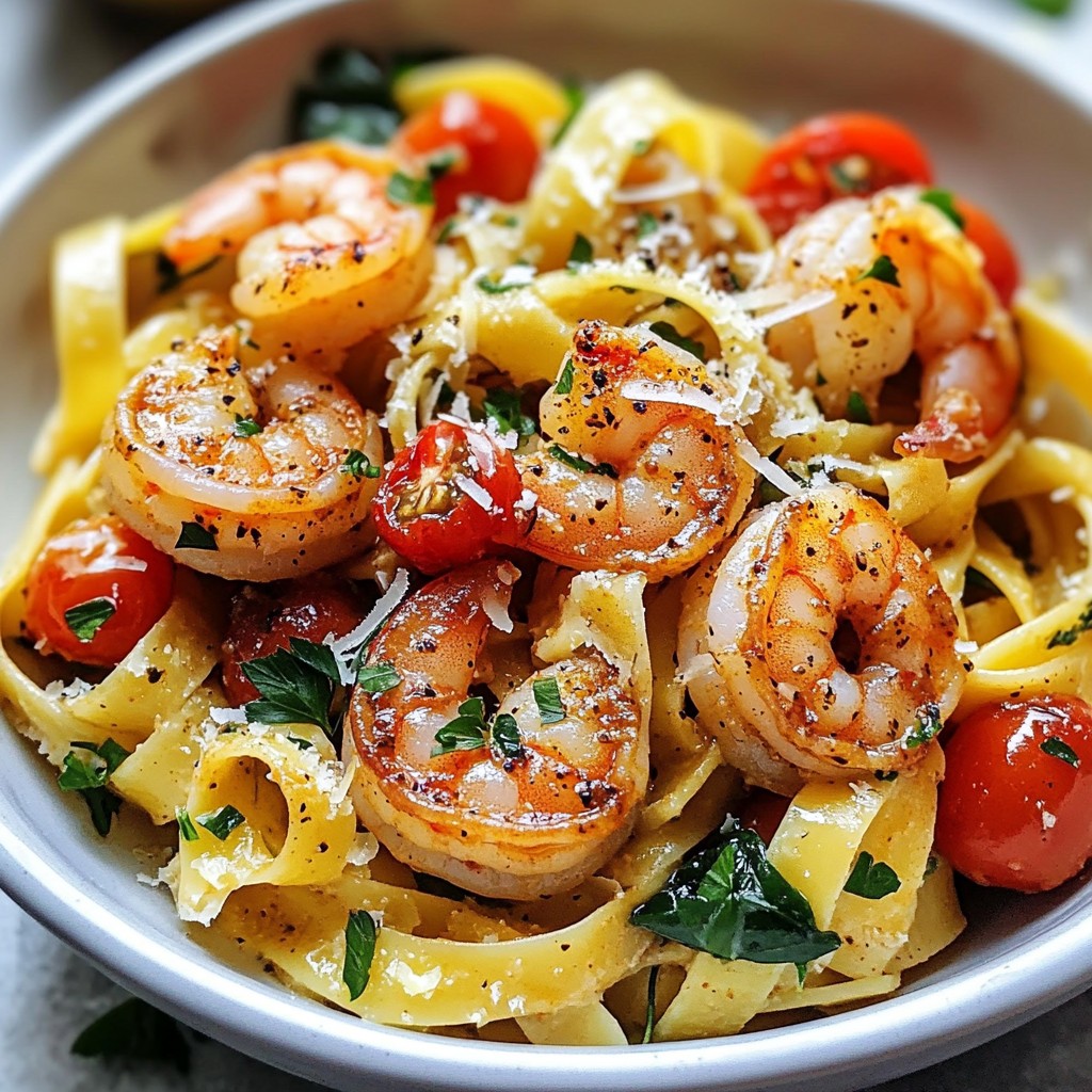 Creamy Cajun Shrimp Pasta Savory and Easy Delight