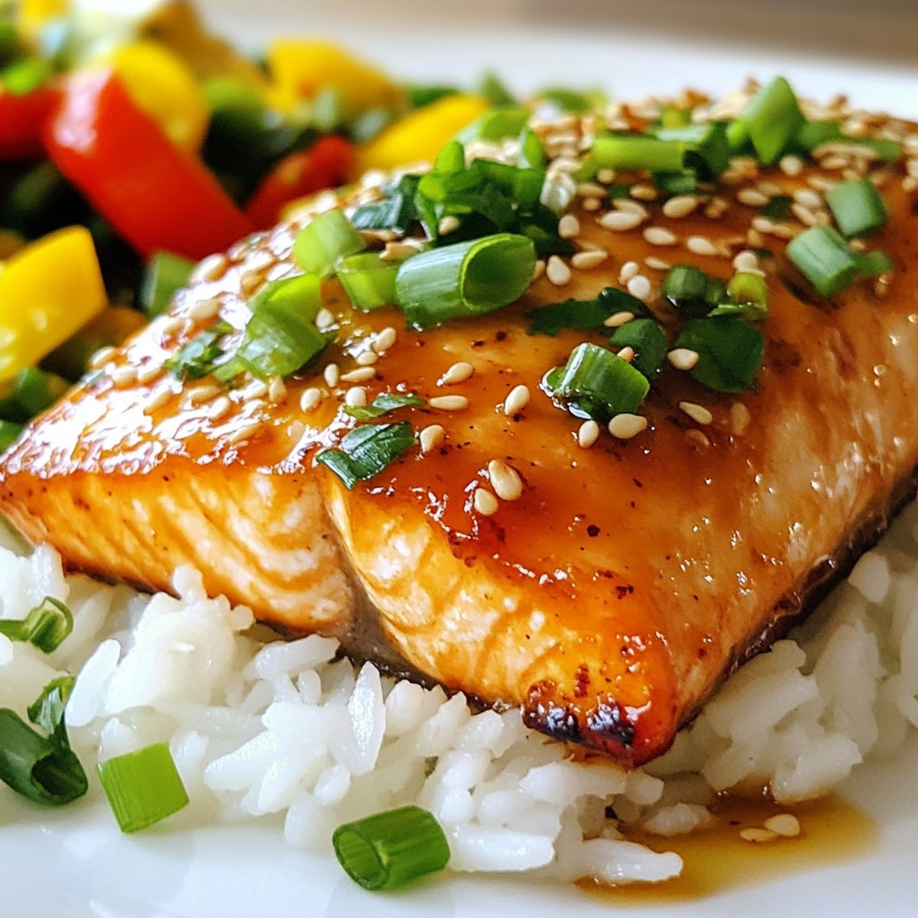 Honey Garlic Glazed Salmon Flavorful and Easy Recipe
