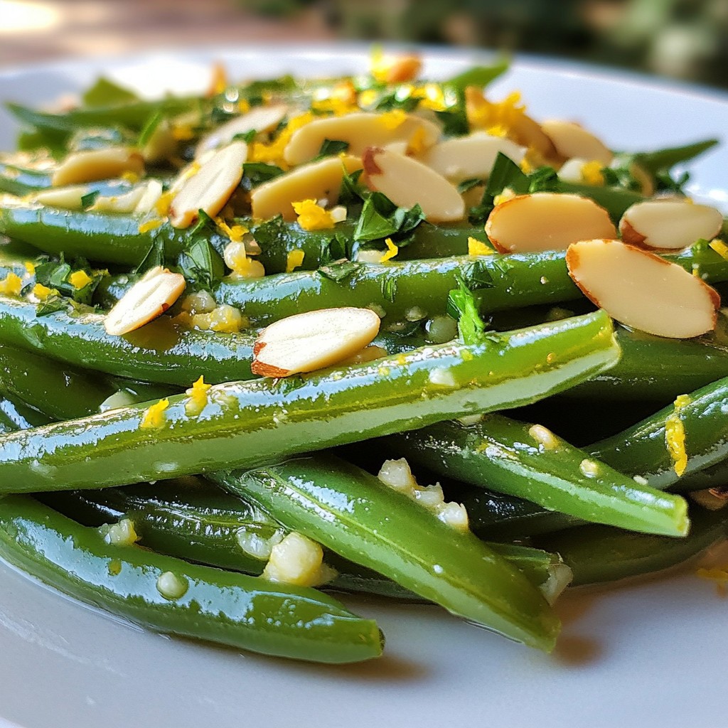 Lemon Garlic Green Beans Simple and Flavorful Recipe