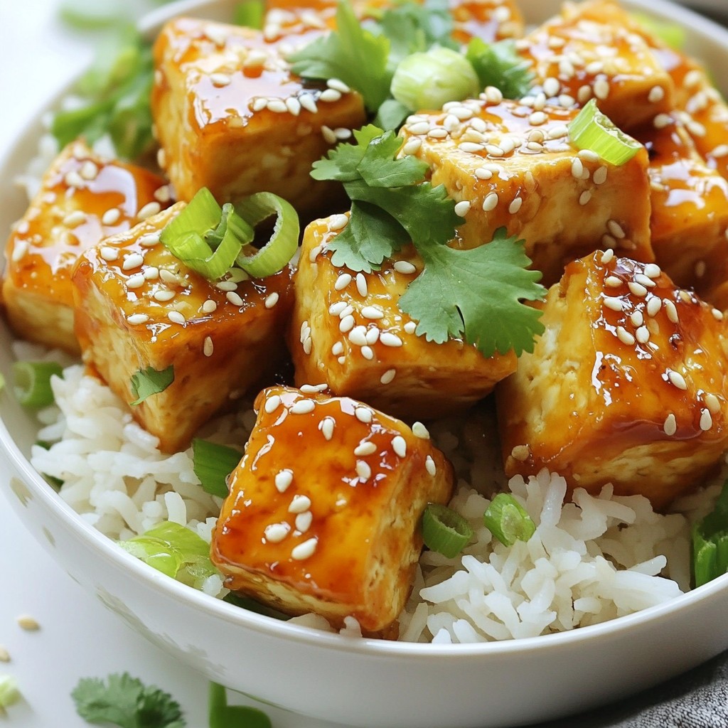 Honey Garlic Sesame Tofu Flavorful and Easy Recipe