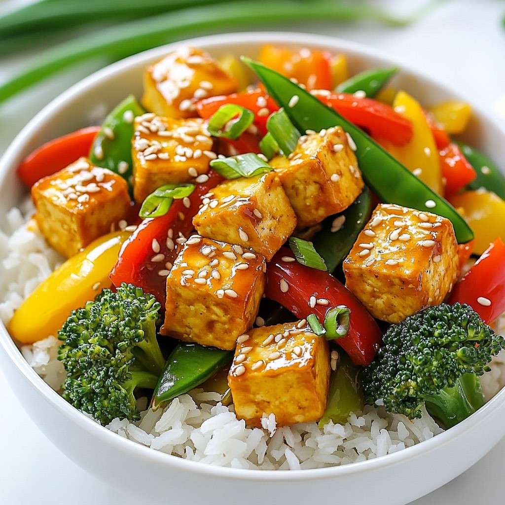 Sesame Tofu Stir-Fry Flavorful and Easy Weeknight Meal