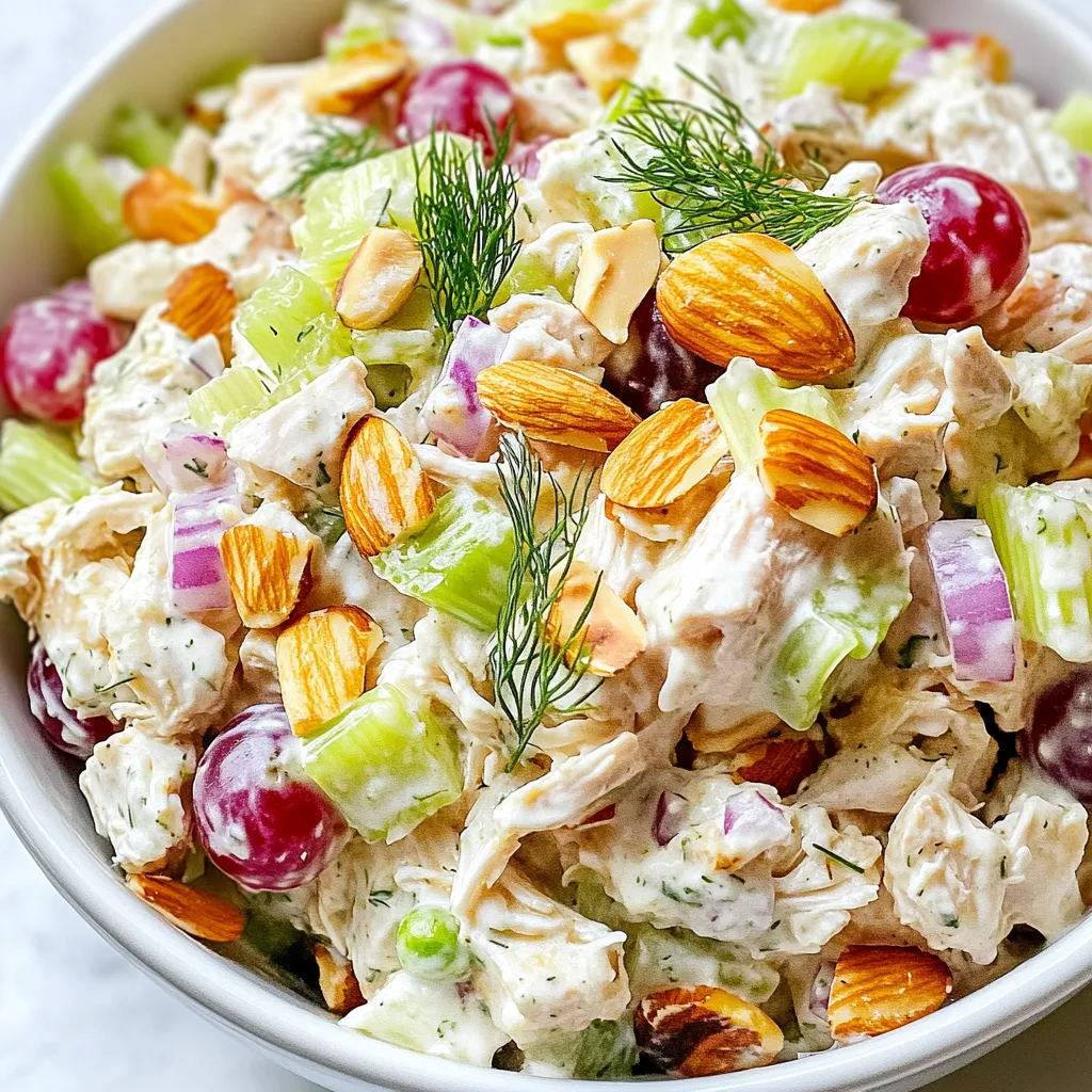 Greek Yogurt Chicken Salad Fresh and Flavorful Dish